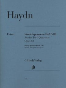 Haydn: String Quartets Volume 8 Opus 64 (Second Tost Quartets) published by Henle