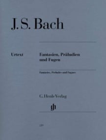 Bach: Fantasies, Preludes and Fugues for Piano published by Henle