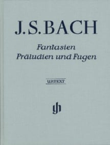 Bach: Fantasies, Preludes and Fugues for Piano published by Henle (Cloth Bound)