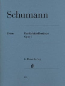 Schumann: Davidsbndlertnze Opus 6 for Piano published by Henle