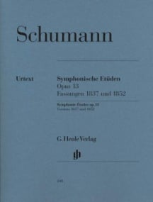 Schumann: Symphonic Etudes Opus 13 for Piano published by Henle
