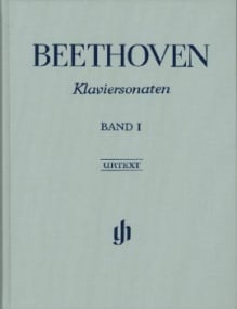 Beethoven: Piano Sonatas Volume 1 published by Henle (Cloth Bound)