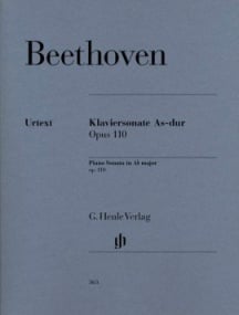 Beethoven: Sonata in Ab Major Opus 110 for Piano published by Henle