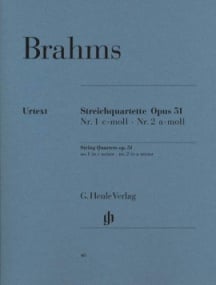 Brahms: String Quartets Opus 51 published by Henle
