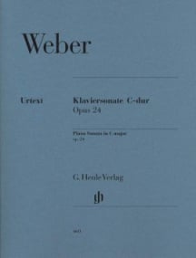Weber: Sonata in C Opus 24 for Piano published by Henle