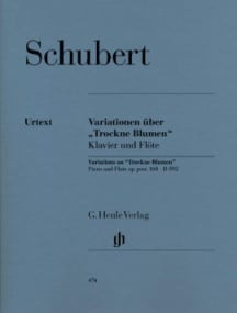 Schubert: Trockne Blumen Opus posth. 160 D 802 for Flute published by Henle