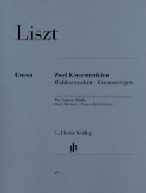 Liszt: Two Concert Studies for Piano published by Henle