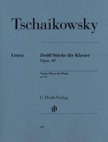 Tchaikovsky: Twelve Piano Pieces Opus 40 published by Henle