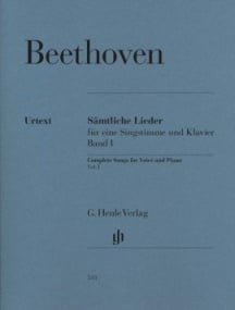 Beethoven: Complete Songs for Voice and Piano volume 1 published by Henle