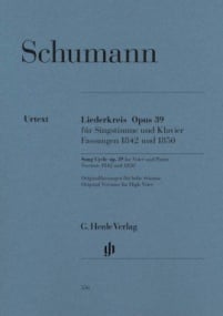 Schumann: Liederkreis Opus 39 (High) published by Henle