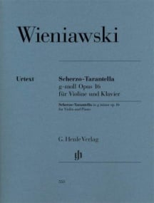 Wieniawski: Scherzo-Tarantelle Opus 16 for Violin published by Henle