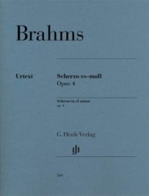 Brahms: Scherzo in Eb Minor Opus 4 for Piano published by Henle