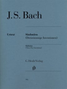 Bach: Sinfonias (Three Part Inventions) for Piano published by Henle
