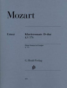Mozart: Sonata in D K576 for Piano published by Henle