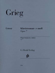 Grieg: Sonata in E Minor Opus 7 for Piano published by Henle