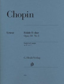 Chopin: Etude in E Major Opus 10 No 3 for Piano published by Henle