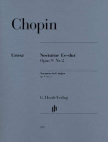 Chopin: Nocturne in Eb Opus 9 No. 2 for Piano published by Henle