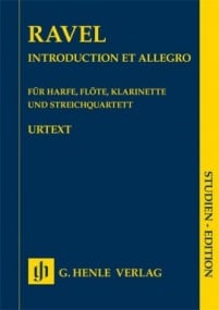 Ravel: Introduction et Allegro (Study Score) published by Henle