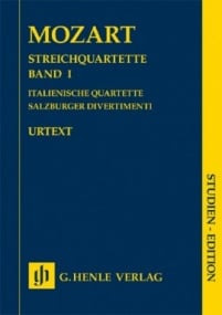 Mozart: String Quartets Volume 1 (Study Score) published by Henle