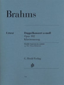 Brahms: Concerto for Violin, Cello & Orchestra Opus 102 published by Henle