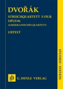 Dvorak: String Quartet in F Major Opus 96 (American) (Study Score) published by Henle