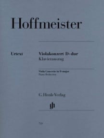 Hoffmeister: Concerto in D for Viola published by Henle