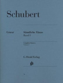 Schubert: Complete Dances Volume 1 for Piano published by Henle