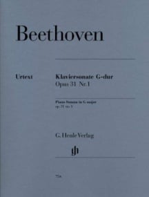 Beethoven: Sonata in G Opus 31 No 1 for Piano published by Henle