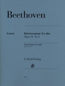 Beethoven: Sonata in Eb Opus 31 No 3 (Hunting) for Piano published by Henle