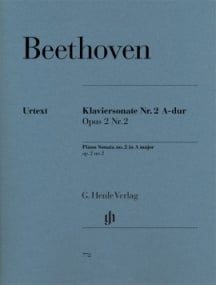 Beethoven: Sonata in A Opus 2 No 2 for Piano published by Henle