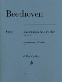 Beethoven: Sonata in Eb Opus 7 for Piano published by Henle