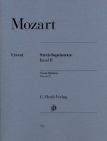 Mozart: String Quintets Volume 2 published by Henle