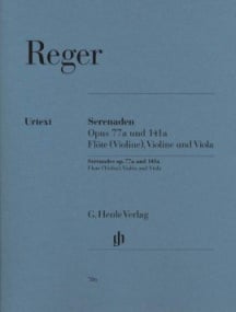 Reger: Serenades Opus 77a & 141a published by Henle
