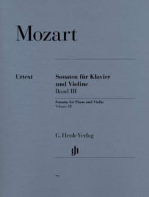 Mozart: Sonatas Volume 3 for Violin published by Henle Urtext