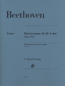 Beethoven: Sonata in A Opus 101 for Piano published by Henle