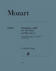 Mozart: Serenade in C Minor K388 for Octet published by Henle