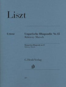 Liszt: Hungarian Rhapsody Number 15 for Piano published by Henle