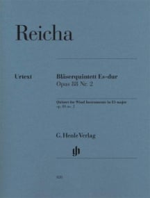 Reicha: Quintet for Wind Instruments Opus 88/2 published by Henle
