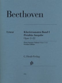 Beethoven: Piano Sonatas Volume 1 published by Henle (Perahia Edition)