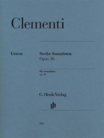 Clementi: 6 Sonatinas Opus 36 for Piano published by Henle