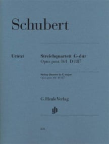 Schubert: String Quartet in G (D.887) published by Henle