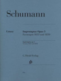 Schumann: Impromptus Opus 5 for Piano published by Henle