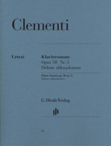 Clementi: Piano Sonata in G minor (Didone abbandonata)  published by Henle