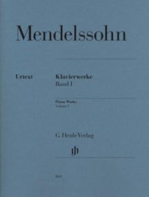 Mendelssohn: Selected Piano Works Volume 1 published by Henle