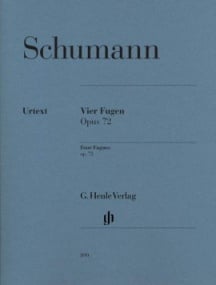 Schumann: 4 Fugues Opus 72 for Piano published by Henle
