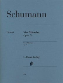 Schumann: 4 Marches Opus 76 for Piano published by Henle