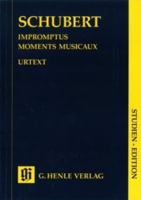 Schubert: Impromptus and Moments Musicaux (Study Score) published by Henle