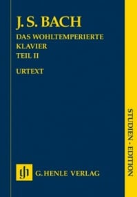 Bach: Well-Tempered Clavier Part 2 (Study Score) published by Henle