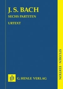 Bach: Six Partitas BWV825-830 (Study Score) published by Henle