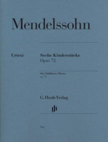 Mendelssohn: Children's (Christmas) Pieces Opus 72 for Piano for Piano published by Henle